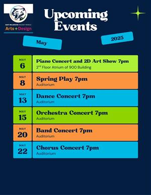 List of Spring Arts Events